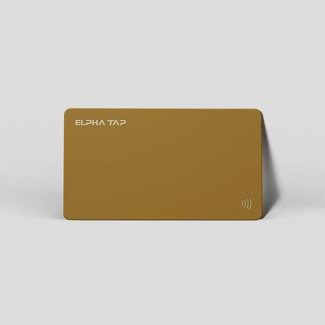 Sustainable Gold Metal Digital Business Card - Mamofa Global Store