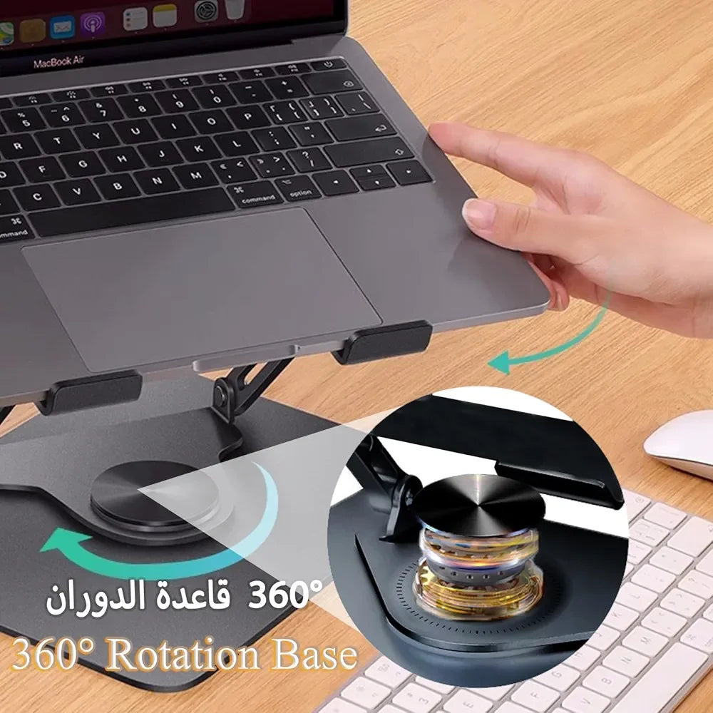 Laptop Stand with Dual Cooling Fan - Mamofa Global Store