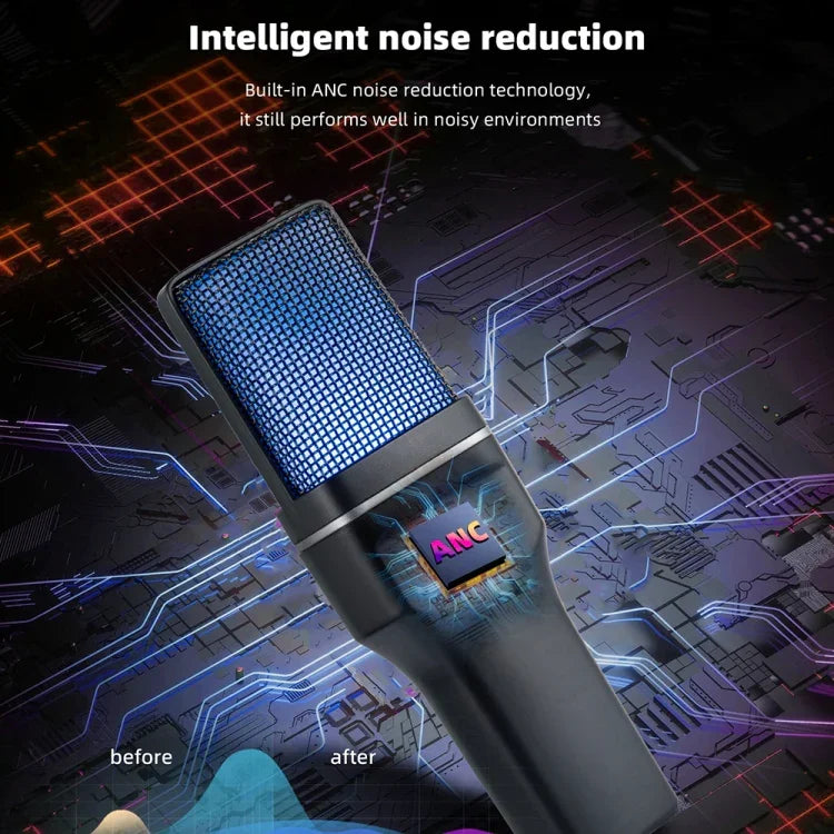 Yanmai Wireless Gaming Microphone with RGB Light - Mamofa Global Store