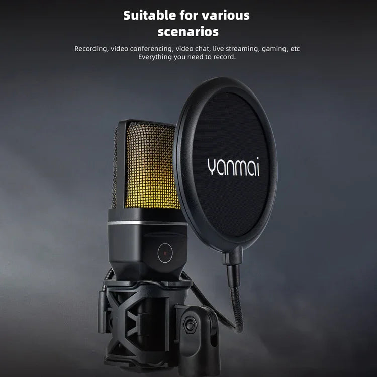 Yanmai Wireless Gaming Microphone with RGB Light - Mamofa Global Store