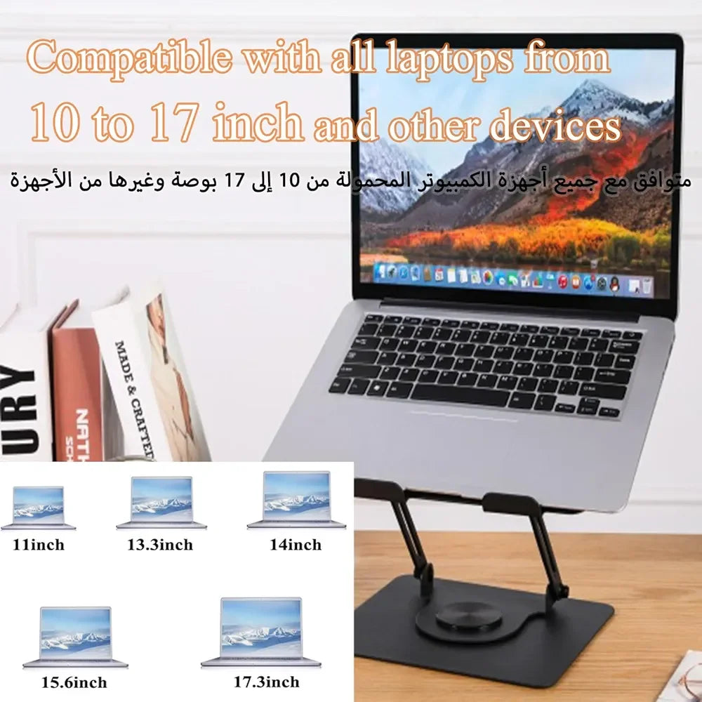 Laptop Stand with Dual Cooling Fan - Mamofa Global Store