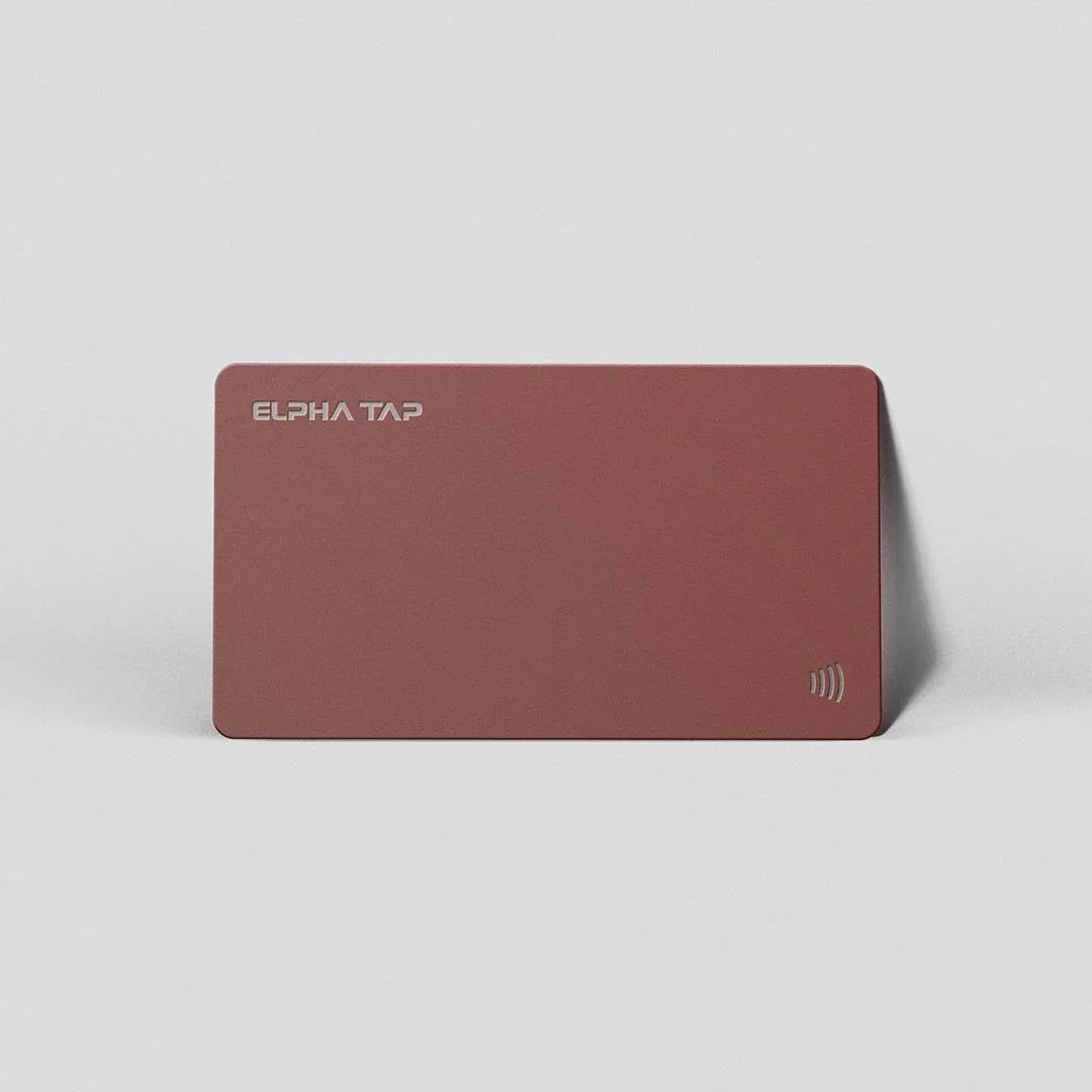 Sustainable Rose Gold Metal Digital Business Card - Mamofa Global Store