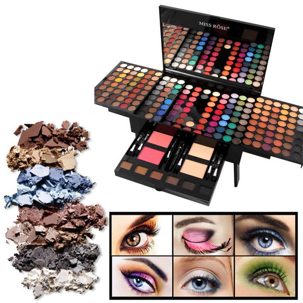 180-Color Piano Makeup Palette Box | Professional Eyeshadow, Contour & Blush Mega Set - Mamofa