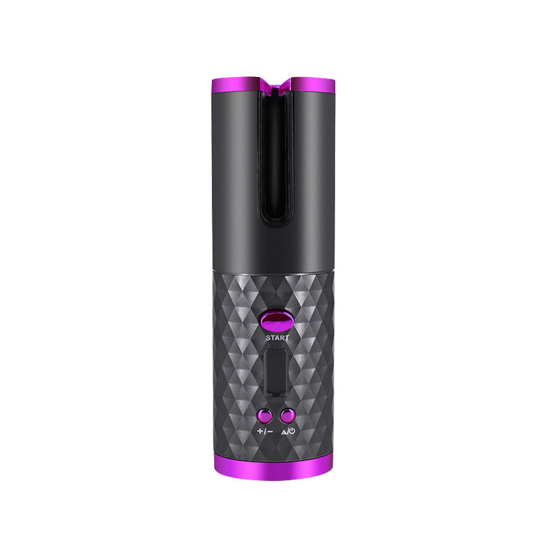 Rechargeable Automatic Hair Curler | Cordless Rotating Ceramic Waves Styler