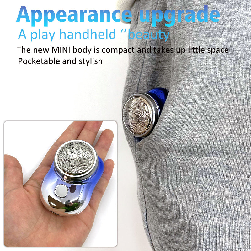 Mini Portable Electric Shaver | Cordless Pocket Travel Razor