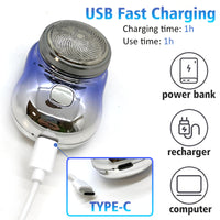Mini Portable Electric Shaver | Cordless Pocket Travel Razor