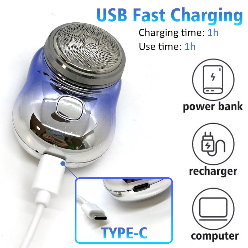 Mini Portable Electric Shaver | Cordless Pocket Travel Razor
