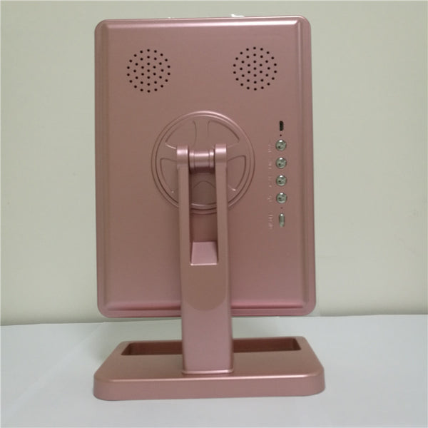 Touch Screen LED Makeup Mirror | Bluetooth Speaker & 10X Magnifying Vanity Mirror