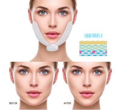 Electric V-Shape Facial Slimming Massager | Microcurrent LED Face Lifting Strap Device