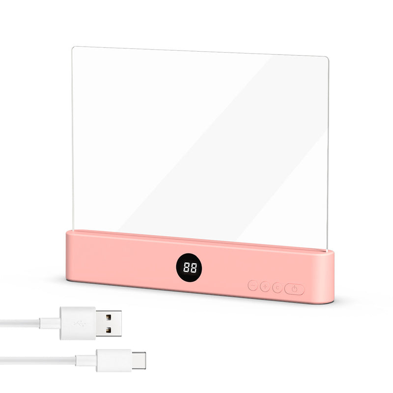 LED Flat Panel Book Reading Light | Rechargeable Portable Tablet Eye-Protection Lamp