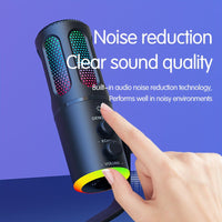 Mamofa RGB USB Desktop Microphone