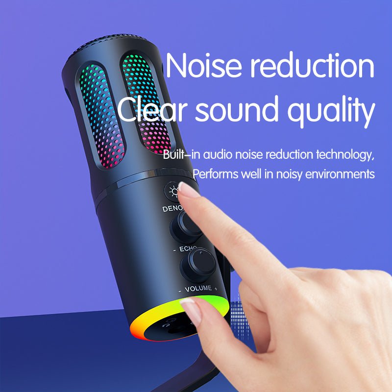 Mamofa RGB USB Desktop Microphone
