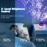 Octopus Jellyfish Starry Sky Projector | RGB Remote Control Music Night Light