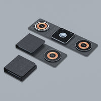 3 IN 1 Magnetic Folding Wireless Charger Station For IPhone, Watch And Airpods - Mamofa