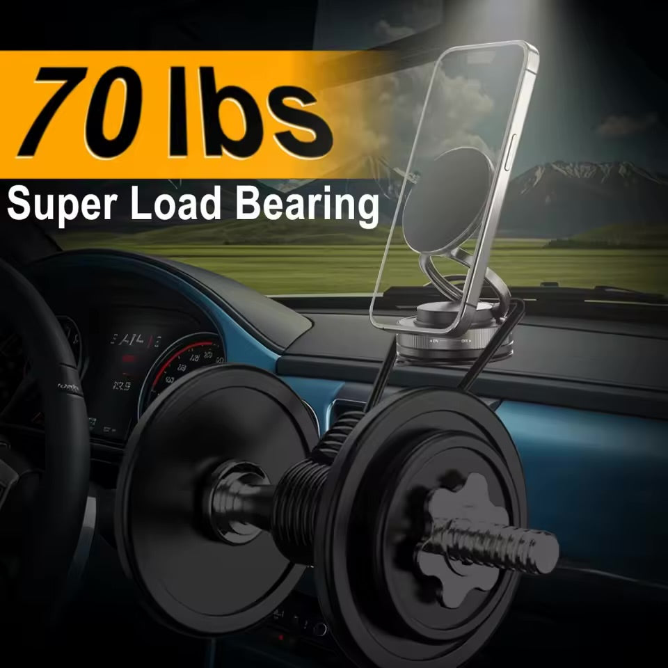 360° Upgraded Magnetic Vacuum Phone Holder