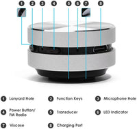 Portable Bone Conduction Wireless Speaker | Mini Magnetic Bluetooth Sound Box