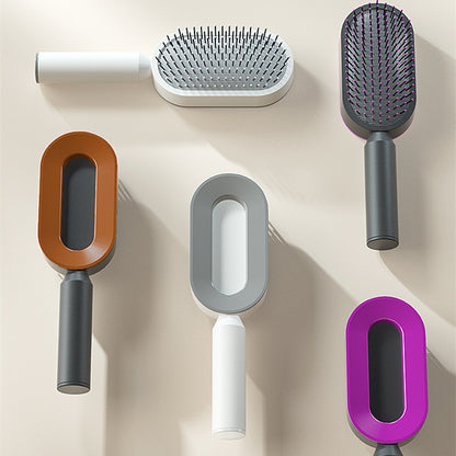 One-key Cleaning Hair Loss Airbag Massage Scalp Comb Anti-Static Hairbrush
