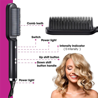 New 2 In 1 Hair Straightener