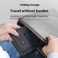 3-in-1 Foldable Fast Wireless Charger Stand | 15W LED Desk Charging Station