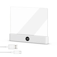 LED Flat Panel Book Reading Light | Rechargeable Portable Tablet Eye-Protection Lamp