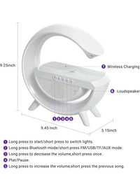 G Shape Multifunctional Google Speaker Wireless Charger - Mamofa Global Store