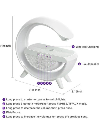 G Shape Multifunctional Google Speaker Wireless Charger - Mamofa Global Store