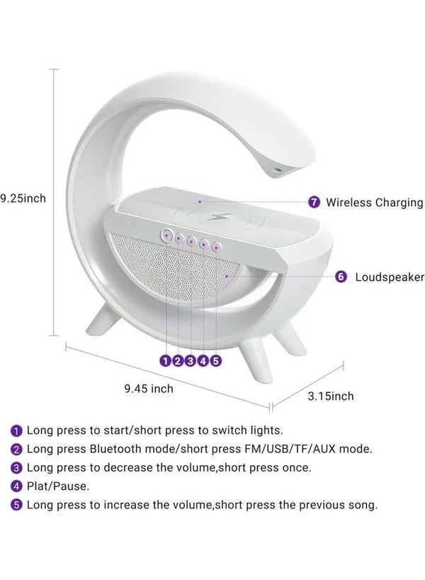 G Shape Multifunctional Google Speaker Wireless Charger - Mamofa Global Store