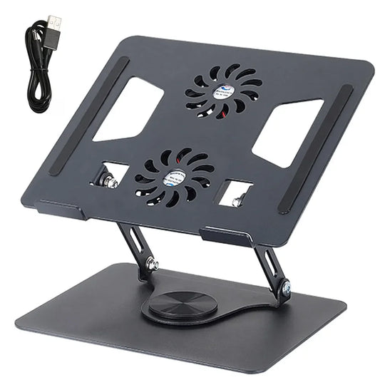 Laptop Stand with Dual Cooling Fan - Mamofa Global Store