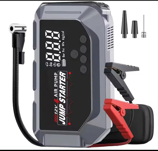 Portable Car Jump Starter with Air pump LED Light - Mamofa Global Store