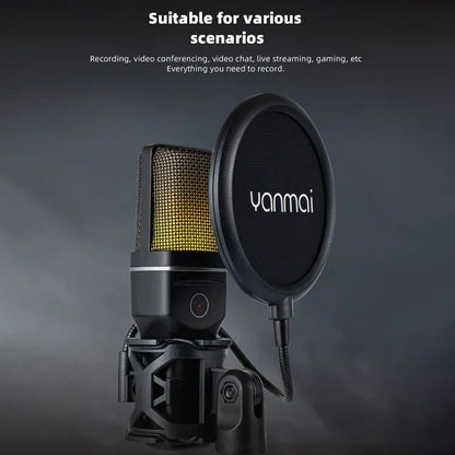 Yanmai Wireless Gaming Microphone with RGB Light - Mamofa Global Store