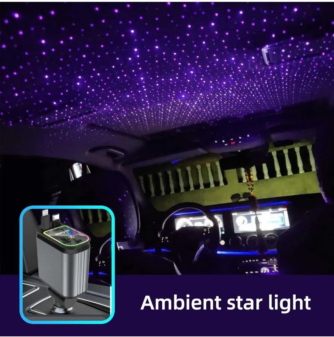 Starry Sky Car Charger 4 in 1 Car Charger - Mamofa Global Store