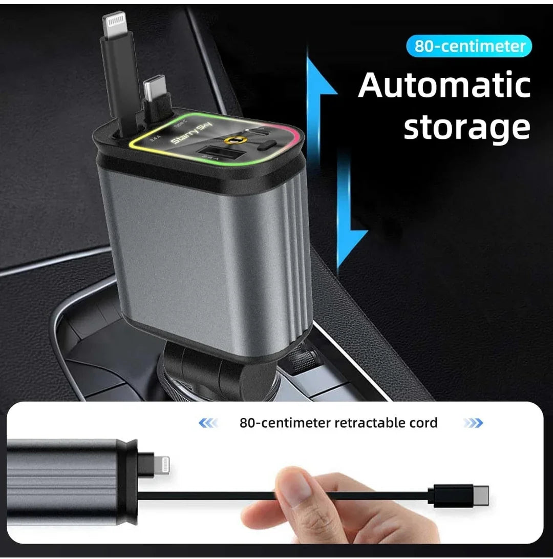 Starry Sky Car Charger 4 in 1 Car Charger - Mamofa Global Store